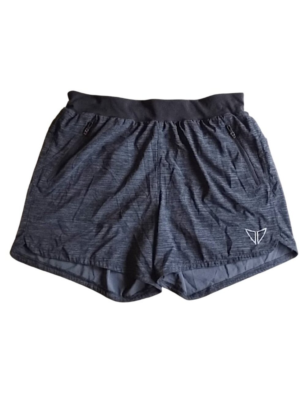 Korsa Road Runner Embrace 5" Running Shorts S Black Blue Space Dye Heather